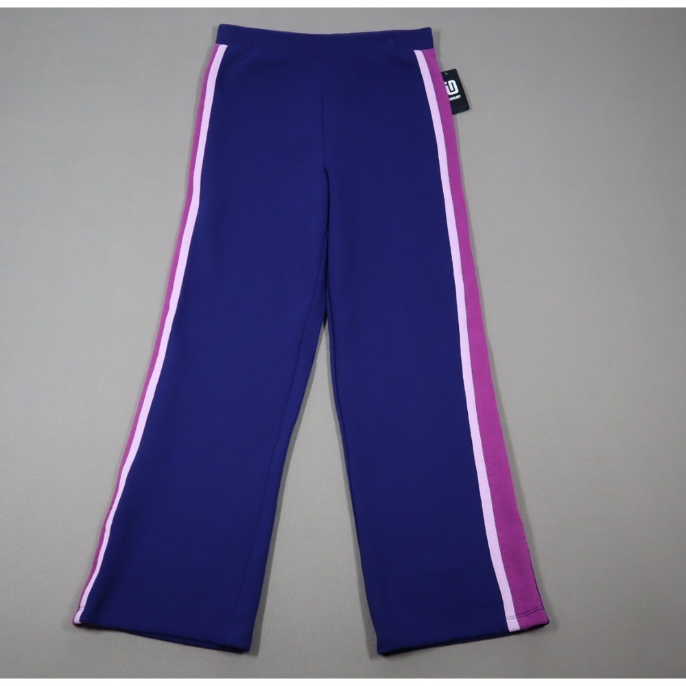 ID Ideology Big Girls Colorblocked Fleece Sweatpants - Tartan Blue - Sie XL